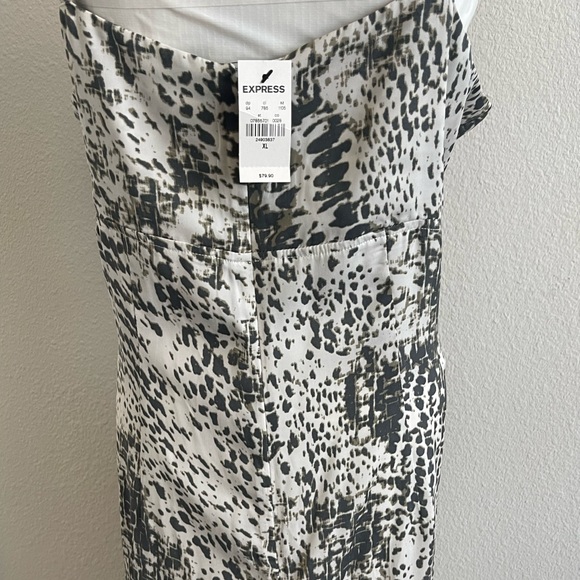 NWT Express multi color shift gown Sz XL - Picture 6 of 7